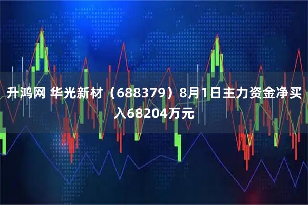 升鸿网 华光新材（688379）8月1日主力资金净买入68204万元