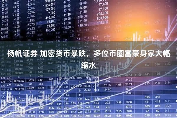 扬帆证券 加密货币暴跌，多位币圈富豪身家大幅缩水